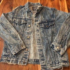 Women’s Vintage the great plains Acid Wash Denim Jacket